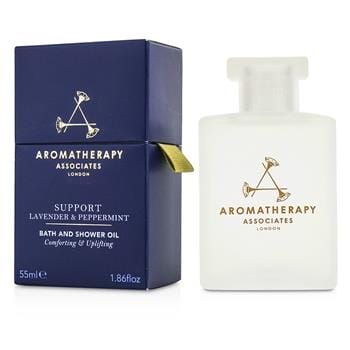 OJAM Online Shopping - Aromatherapy Associates Support - Lavender & Peppermint Bath & Shower Oil 55ml/1.86oz Skincare