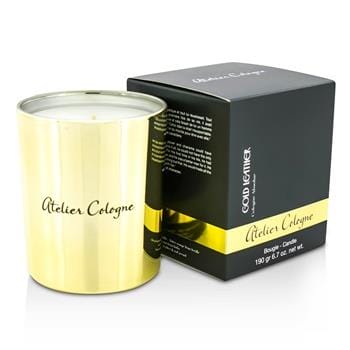 OJAM Online Shopping - Atelier Cologne Bougie Candle - Gold Leather 190g/6.7oz Home Scent