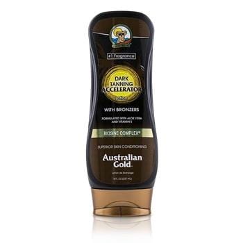 OJAM Online Shopping - Australian Gold Dark Tanning Accelerator Lotion With Bronzers 237ml/8oz Skincare