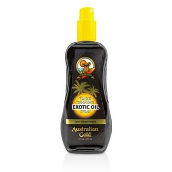 OJAM Online Shopping - Australian Gold Dark Tanning Exotic Oil Spray 237ml/8oz Skincare