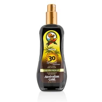 OJAM Online Shopping - Australian Gold Spray Gel Sunscreen SPF 30 with Instant Bronzer 237ml/8oz Skincare