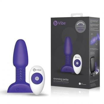 OJAM Online Shopping - B-vibe Rimming Anal Petite - # Purple 1 pc Sexual Wellness