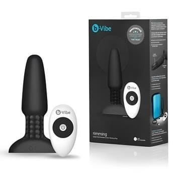 OJAM Online Shopping - B-vibe Rimming Anal Plug - # Black 1 pc Sexual Wellness