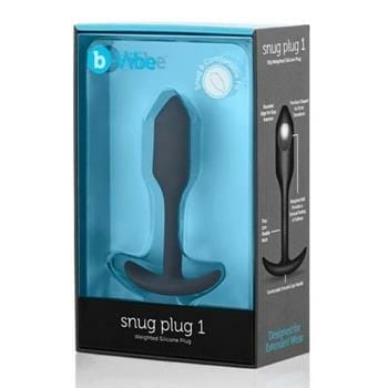 OJAM Online Shopping - B-vibe Snug Anal Plug 1 - # Black 1 pc Sexual Wellness