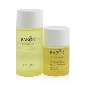 OJAM Online Shopping - Babor CLEANSING Travel Set: HY-ÖL 50ml/1.69oz+ Phytoactive Reactivating 30ml/1oz 2pcs Skincare