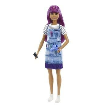 OJAM Online Shopping - Barbie Career Doll Asst Barbie Career Salon Stylist 5x11x32cm Toys