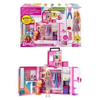 OJAM Online Shopping - Barbie Dream Closet™ Doll and Playset 46x14x32cm Toys