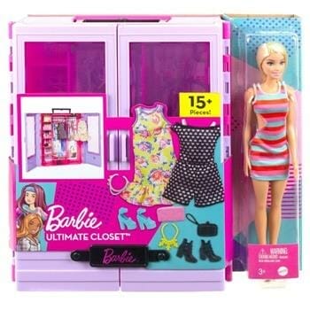 OJAM Online Shopping - Barbie Fashionistas® Ultimate Closet™ Doll And Accessory 33x9x32cm Toys