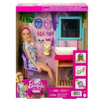 OJAM Online Shopping - Barbie Sparkle Mask Day Spa play set 25x8x32cm Toys