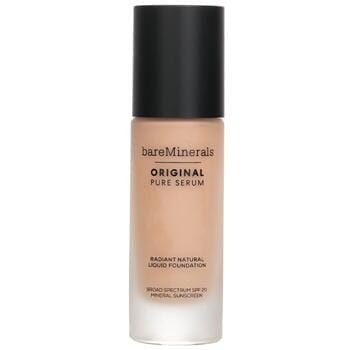 OJAM Online Shopping - BareMinerals Original Pure Serum Radiant Natural Liquid Foundation Mineral SPF 20 - # Light Cool 2 30ml/1oz Make Up