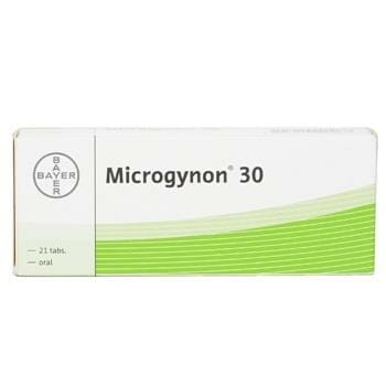 OJAM Online Shopping - Bayer BAYER - Microgynon 30 - Low dose birth control pills 21 tablets 21's Health