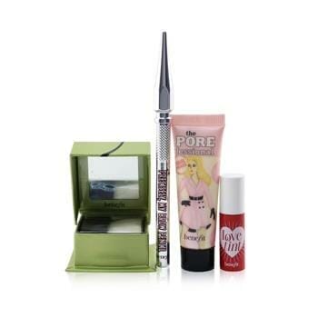 OJAM Online Shopping - Benefit Brows & New Beginnings! Set (Mini Primer + Mini Brow Pencil + Mini Finishing Powder + Mini Lovetint + Bag) 4pcs+1bag Make Up