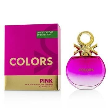 OJAM Online Shopping - Benetton Colors Pink Eau De Toilette Spray 80ml/2.7oz Ladies Fragrance
