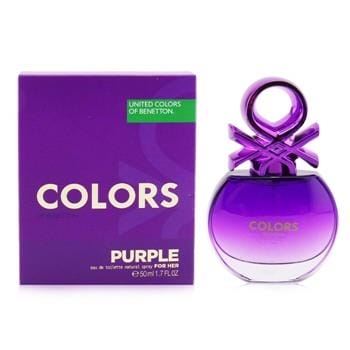 OJAM Online Shopping - Benetton Colors Purple Eau De Toilette Spray 50ml/1.7oz Ladies Fragrance