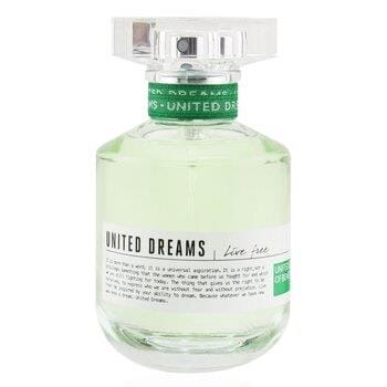 OJAM Online Shopping - Benetton United Dreams Live Free Eau de Toilette Spray 50ml/1.7oz Ladies Fragrance