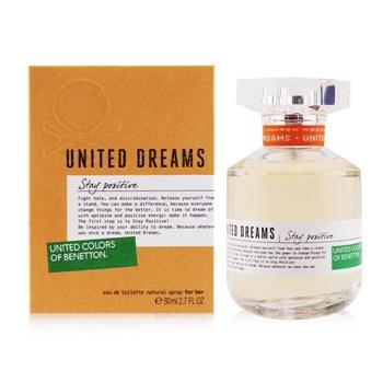 OJAM Online Shopping - Benetton United Dreams Stay Positive Eau De Toilette Spray 80ml/2.7oz Ladies Fragrance