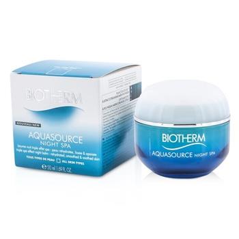 OJAM Online Shopping - Biotherm Aquasource Night SPA Triple Spa Effect Night Balm (All Skin Types) 50ml/1.69oz Skincare
