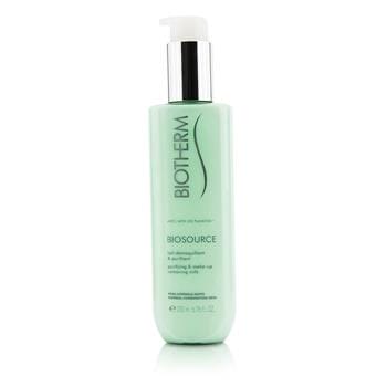 OJAM Online Shopping - Biotherm Biosource Purifying & Make-Up Removing Milk - For Normal/Combination Skin 200ml/6.76oz Skincare