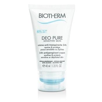 OJAM Online Shopping - Biotherm Deo Pure 24H Antiperspirant Cream (Sensitive Skin) 40ml/1.35oz Skincare