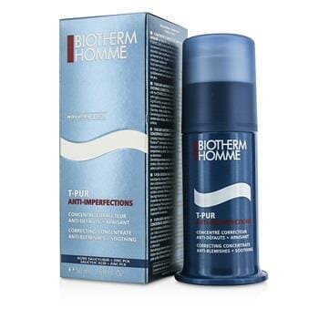 OJAM Online Shopping - Biotherm Homme T-Pur Anti Imperfections Anti-Blemishes + Soothing Correcting Concentrate 50ml/1.69oz Men's Skincare