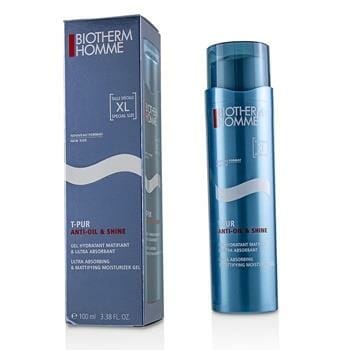 OJAM Online Shopping - Biotherm Homme T-Pur Anti Oil & Shine Ultra Absorbing & Mattifying Moisturizer Gel 100ml/3.38oz Men's Skincare