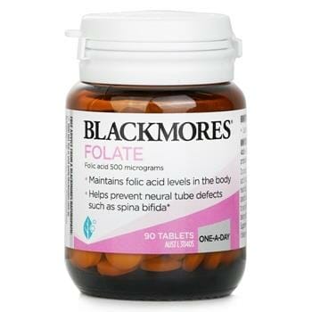 OJAM Online Shopping - Blackmores Blackmores - Folate 500mcg 90 Tablets (Parallel Import) 90Tablets Supplements