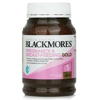 OJAM Online Shopping - Blackmores Blackmores Pregnancy & Breast-Feeding (Gold) 180 capsules **New Packing Version** (9300807287316)  180 capsules Supplements