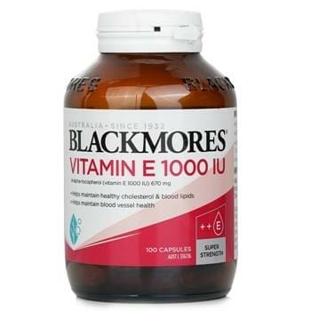 OJAM Online Shopping - Blackmores Blackmores - Vitamin E 1000IU 100 Capsules (Parallel Import) 100 Capsules Supplements