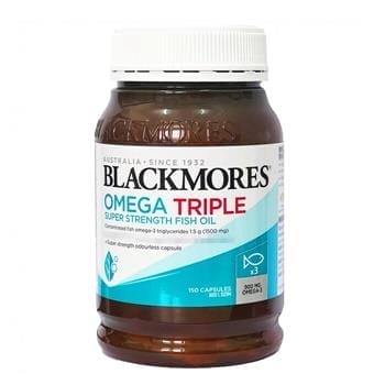 OJAM Online Shopping - Blackmores Omega Triple Super Strength Fish Oil 150 Capsules [Parallel Import] 150 Capsules Supplements