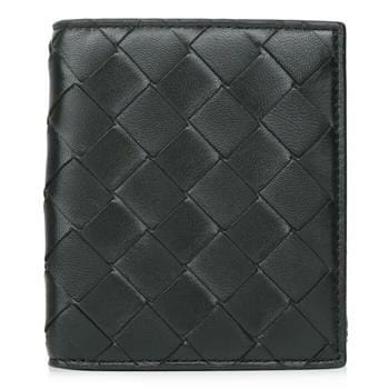 OJAM Online Shopping - Bottega Veneta 2 fold wallet with coin purse 608074 Black Luxury