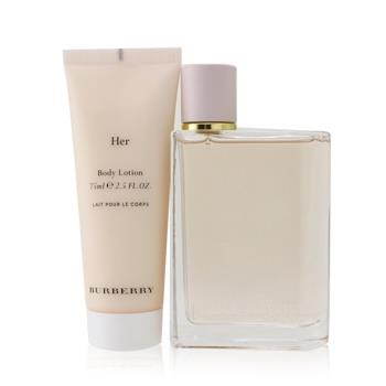 OJAM Online Shopping - Burberry Burberry Her Coffret: Eau De Parfum Spray 100ml/3.3oz + Body Lotion 75ml /2.5oz 2pcs Ladies Fragrance