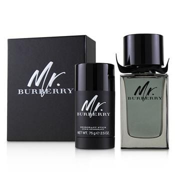 OJAM Online Shopping - Burberry Mr. Burberry Coffret: Eau De Toilette Spray 100ml/3.3oz + Deodorant Stick 75g/2.5oz 2pcs Men's Fragrance