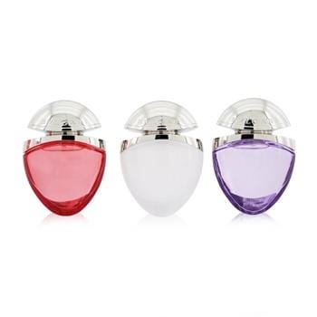 OJAM Online Shopping - Bvlgari The Omnia Jewel Charms Collection: Amethyste Eau De Toilette + Coral Eau De Toilette + Crystalline Eau De Toilette 3x15ml/0.5oz Ladies Fragrance