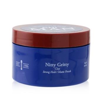 OJAM Online Shopping - CHI Man Nitty Gritty Clay (Strong Hold/ Matte Finish) 85g/3oz Hair Care