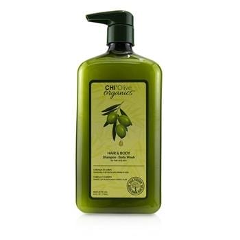 OJAM Online Shopping - CHI Olive Organics Hair & Body Shampoo Body Wash (For Hair and Skin) 710ml/24oz Hair Care