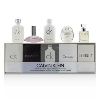 OJAM Online Shopping - Calvin Klein Miniature Coffret: CK One EDT 10ml + Euphoria EDP 4ml + CK All EDT 10ml + Obsessed EDP 5ml + Eternity EDP 5ml 5pcs Ladies Fragrance