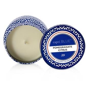 OJAM Online Shopping - Capri Blue Printed Travel Tin Candle - Pomegranate Citrus 241g/8.5oz Home Scent