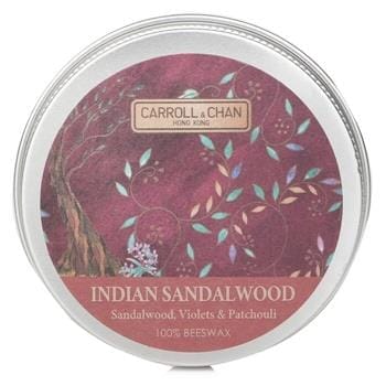 OJAM Online Shopping - Carroll & Chan 100% Beeswax Mini Tin Candle - # Indian Sandalwood (Sandalwood