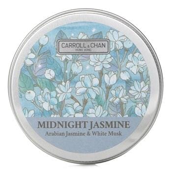 OJAM Online Shopping - Carroll & Chan 100% Beeswax Mini Tin Candle - # Midnight Jasmine (Arabian Jasmine & White Musk) 1pcs Home Scent