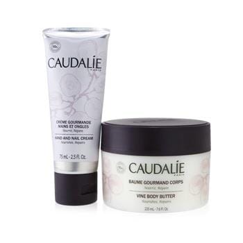 OJAM Online Shopping - Caudalie Cocooning Body Care Set: Vine Body Butter 225ml/7.6oz + Hand and Nail Cream 75ml/2.5oz 2pcs Skincare