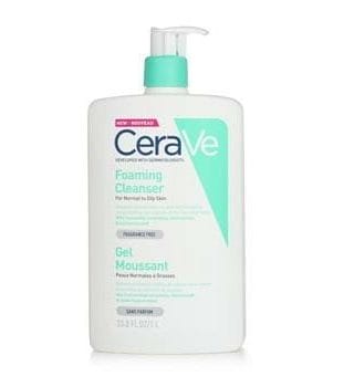 OJAM Online Shopping - CeraVe Foaming Cleanser For Normal to Oily Skin (With Pump) 1000ml/33.8oz Skincare