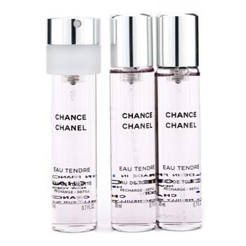 OJAM Online Shopping - Chanel Chance Eau Tendre Twist & Spray Eau De Toilette Refill 3x20ml/0.7oz Ladies Fragrance