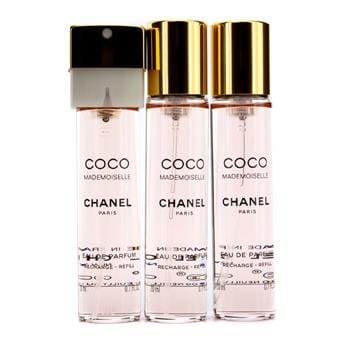 OJAM Online Shopping - Chanel Coco Mademoiselle Twist & Spray Eau De Parfum Refill 3x20ml/0.7oz Ladies Fragrance