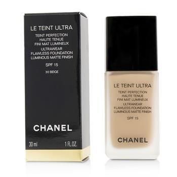 OJAM Online Shopping - Chanel Le Teint Ultra Ultrawear Flawless Foundation Luminous Matte Finish SPF15 - # 30 Beige 30ml/1oz Make Up