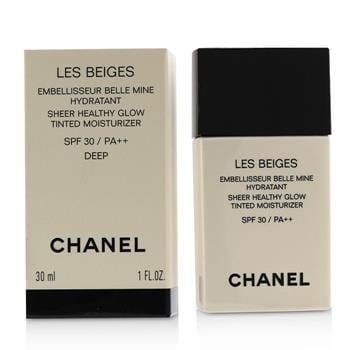 OJAM Online Shopping - Chanel Les Beiges Sheer Healthy Glow Tinted Moisturizer SPF 30 - # Deep 30ml/1oz Make Up