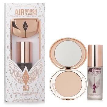 OJAM Online Shopping - Charlotte Tilbury Airbrush Flawless Complexion Perfecting Set 2pcs Make Up