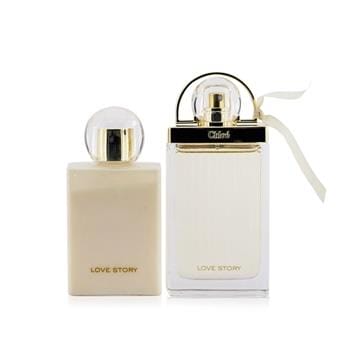 OJAM Online Shopping - Chloe Love Story Coffret: Eau De Parfum Spray 75ml/2.5oz + Perfumed Body Lotion 100ml/3.4oz 2pcs Ladies Fragrance