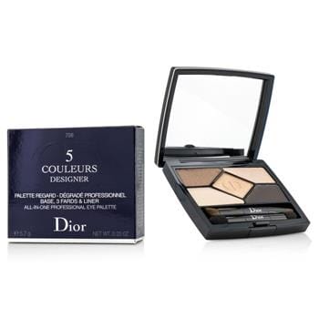 OJAM Online Shopping - Christian Dior 5 Couleurs Designer All In One Professional Eye Palette - No. 708 Amber Design 5.7g/0.2oz Make Up