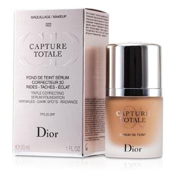 OJAM Online Shopping - Christian Dior Capture Totale Triple Correcting Serum Foundation SPF25 - # 022 Cameo 30ml/1oz Make Up