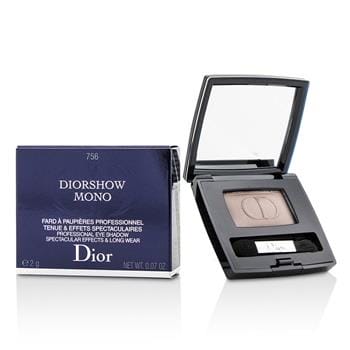 OJAM Online Shopping - Christian Dior Diorshow Mono Professional Spectacular Effects & Long Wear Eyeshadow - # 756 Front Row 2g/0.07oz Make Up